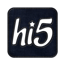 Hi5 square 2 icon