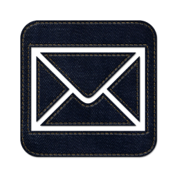 Mail Square Icon Blue Jeans Social Media Iconset Mysitemyway Com