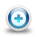 Glossy 3d blue orbs2 037 icon