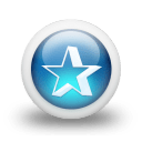 Glossy 3d blue orbs2 039 icon