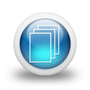 Glossy 3d blue orbs2 095 icon