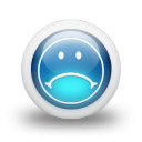Glossy 3d blue orbs2 098 icon