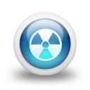 Glossy 3d blue orbs2 104 icon