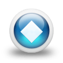 Glossy 3d blue orbs2 138 icon