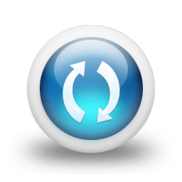 Glossy 3d blue orbs2 053 icon