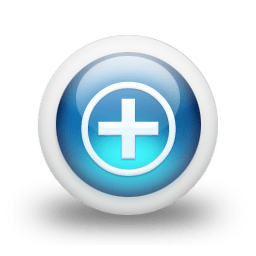 Glossy 3d blue orbs2 087 icon