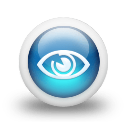 Glossy 3d blue orbs2 096 icon