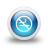 Glossy-3d-blue-non-smoking icon