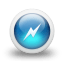 Glossy-3d-blue-power icon