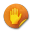 Orange-sticker-badges-070 icon