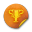 Orange-sticker-badges-145 icon