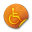 Orange-sticker-badges-224 icon