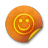 Orange-sticker-badges-274 icon