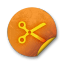 Orange-sticker-badges-017 icon