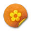 Orange-sticker-badges-063 icon
