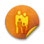 Orange-sticker-badges-086 icon