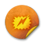 Orange-sticker-badges-193 icon