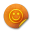 Orange-sticker-badges-274 icon