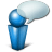 Bulle-blue icon