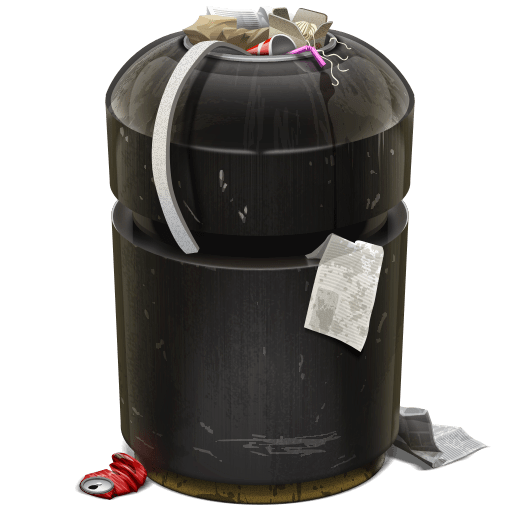 Trash Can Full icon