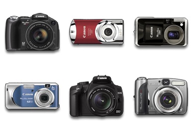 Canon Digital Camera Icons