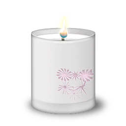 Frosted Glass Candle icon