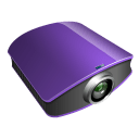 Projector-violet icon