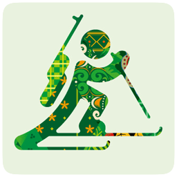 Sochi 2014 biathlon icon