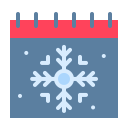 Calendar Snow icon
