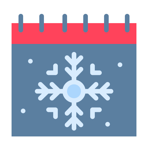 Calendar-Snow icon