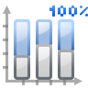 Actions office chart bar percentage icon