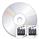 Actions tools rip video cd icon