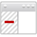 Actions-view-left-close icon