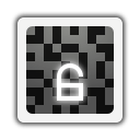 Emblems emblem encrypted unlocked icon
