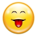 Emotes face raspberry icon