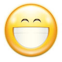 Emotes-face-smile-big icon