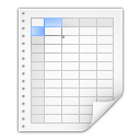 Mimetypes application vnd oasis opendocument spreadsheet icon