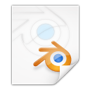 Mimetypes-application-x-blender icon