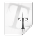 Mimetypes application x font ttf icon