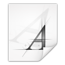Mimetypes application x font type 1 icon