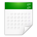 Mimetypes text calendar icon