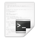Mimetypes-text-x-script icon