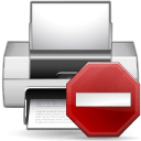 Status printer error icon
