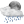 Status weather showers night icon