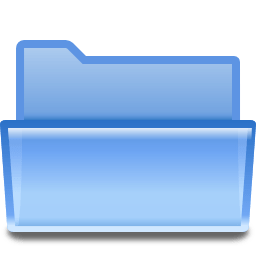 Actions document open folder icon