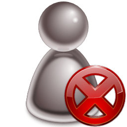 Actions im ban kick user icon