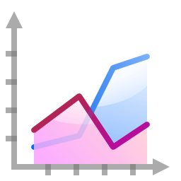 Actions Office Chart Area Icon Oxygen Iconset Oxygen Team