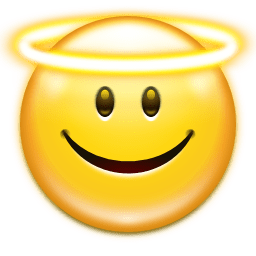 Emotes face angel icon