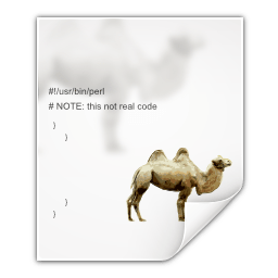 Mimetypes application x perl icon