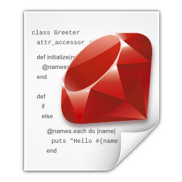 Mimetypes application x ruby icon